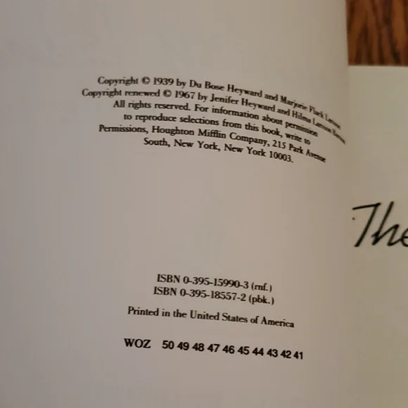 1967, The Country Bunny and the Little Gold Shoes by Du Bose Heyward - Picture 4 of 8